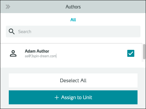 Unit – Properties – Assign Authors 2